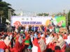 Ribuan Warga Meriahkan Olahraga Bersama Hari Bhayangkara ke – 79 di Stadion Kanjuruhan Malang