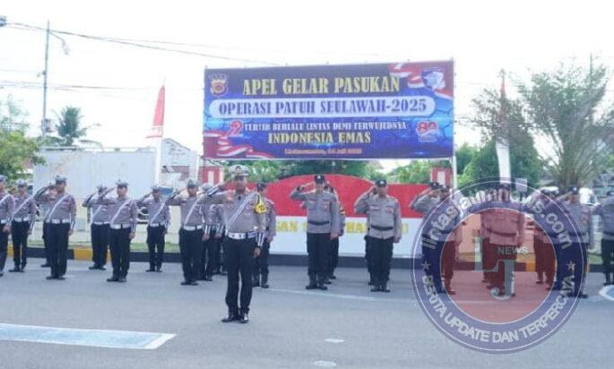 Polres Lhokseumawe Gelar Apel Operasi Patuh Seulawah 2025