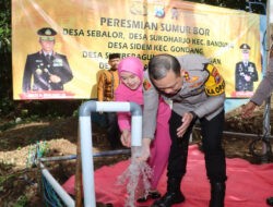 Polri Untuk Masyarakat : Polres Tulungagung Bangun 22 Sumur Bor Untuk Warga Antisipasi Krisis Air Bersih