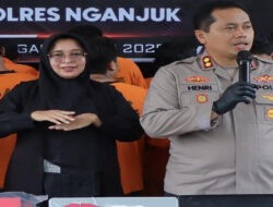 Polres Nganjuk Ungkap Jaringan Narkoba Sita 17 Ribu Pil LL dan Puluhan Gram Sabu