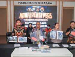 Polrestabes Surabaya Kembali Berhasil Amankan 3 Tersangka Spesialis Curanmor