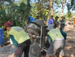 Semangat Gotong Royong Warnai Pra TMMD Sengkuyung di Desa Sarimulyo Boyolali