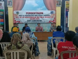 Babinsa Koramil 0801/03 Arjosari Hadiri Rapat PHBN HUT RI Ke 80 Tahun 2025 di Desa Gunungsari