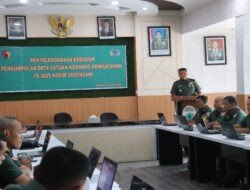 Dukung Program Binter, Kodim 0805/Ngawi Laksanakan Puldata Satkowil