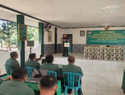 Gelar Pembinaan Wilhanrat, Kodim 0801/Pacitan Perkokoh Pertahanan Darat