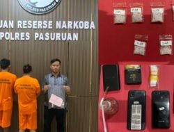 Ungkap Kasus Sabu, Polres Pasuruan Amankan Pasutri di Rembang dan Sita 4.5 Gram Barang Bukti