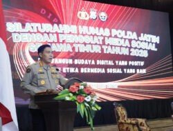 Polda Jatim Gandeng Pegiat Media Sosial Bangun Budaya Digital Positif