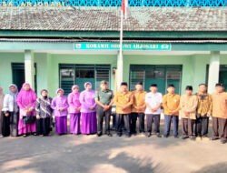 Pererat Tali Silaturahmi, Ketua Pepabri Pacitan Kunjungi Koramil 0801/03 Arjosari