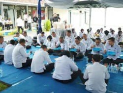 Menteri Imigrasi dan Pemasyarakatan Makan Siang Bersama Warga Binaan LPP Malang