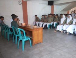 Danramil Gemolong Berikan Pembekalan Mental dan Disiplin kepada Calon Paskibraka HUT RI