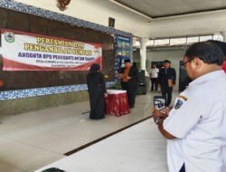 Perkuat Sinergi Dengan Desa, Danramil 0801/11 Donorojo Hadiri Pelantikan BPD Donorojo