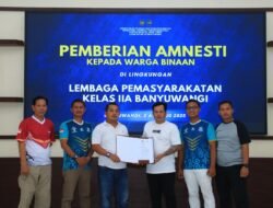 Hirup Udara Bebas Lebih Cepat, Warga Binaan Lapas Banyuwangi Bersyukur dapat Amnesti Presiden
