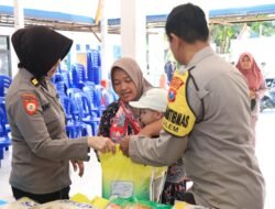 Dukung Stabilitas Harga Pangan Polres Malang Gelar Bazar Murah Warga Sambut Antusias