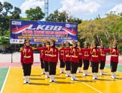 Bentuk Disiplin dan Jiwa Nasionalisme Generasi Muda, Kodim 0805 Ngawi Gelar Lomba LKBB Tingkat SMA se-Kabupaten Ngawi