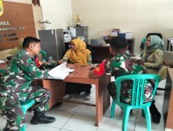 Babinsa dan Aparat Desa Jalin Silaturahmi, Jaga Keamanan Bersama