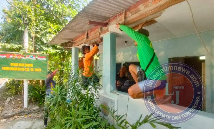 Hari Ini Satgas TMMD Reguler Ke-125 Kodim 0735/ Surakarta Mulai Garap Renovasi MCK Umum