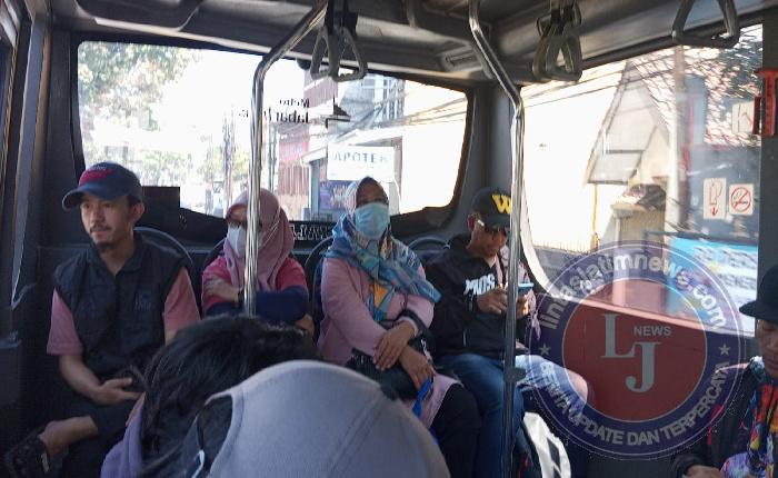 Kebersihan dan Kenyamanan Bus Metro Jabar Leuwipanjang- Majalaya Pantas Diacungi Jempol