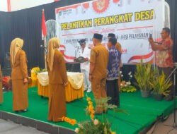 Harapan TNI dalam Pelantikan Perangkat Desa di Wilayah Pacitan