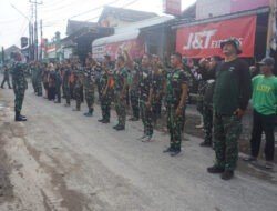 Satgas TMMD Reguler Ke- 125 Kodim 0735/Surakarta Gelar Apel Pagi Untuk Meningkatkan Disiplin Serta Pembagian Tugas