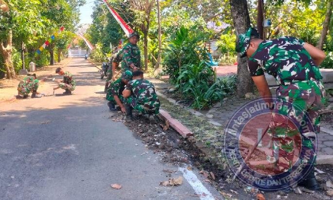 Sukseskan Program Kasad, Satgas TMMD Reguler Ke-125 Kodim 0735/Surakarta Garab Sasaran Fisik Pipanisasi
