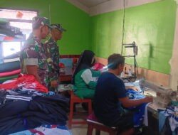 Babinsa Cek UMKM Konveksi Kaos, Dorong Peningkatan Kualitas dan Produktivitas