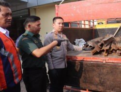 Polres Bojonegoro Amankan Komplotan Pencuri Rel Kereta Api, PT KAI Beri Apresiasi