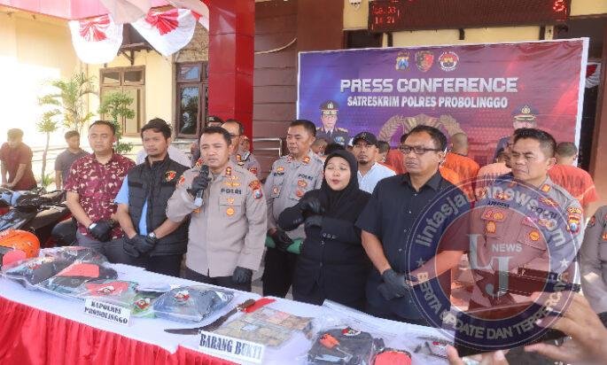 Polres Probolinggo Amankan 9 Orang Tersangka Kasus 3C Selama Juli 2025