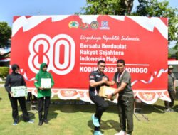 Ceria HUT ke 80 RI, Kodim Ponorogo Bersama Instansi Terkait Gelar Lomba Bersama