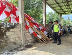 Gerak Cepat TNI Polri dan Pemdes Atasi Aksi Perusakan Bendera Merah Putih di Pacitan