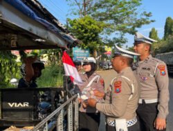 Ribuan Bendera Merah Putih Dibagikan oleh Polres Probolinggo untuk Warga, Bangkitkan Semangat Kemerdekaan RI ke – 80