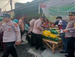 Polres Lamongan Salurkan 27 ton Beras Melalui Bazar Gerakan Pangan Murah