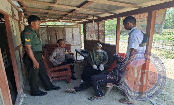 Babinsa Bringin dan Bhabinkamtibmas Evakuasi ODGJ di Desa Suruh, Wujudkan Lingkungan yang Kondusif