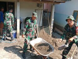 Joko Pimpin Gotong Royong Perbaiki Rumah Warga Kurang Mampu, Wujud Solidaritas dan Kemanunggalan