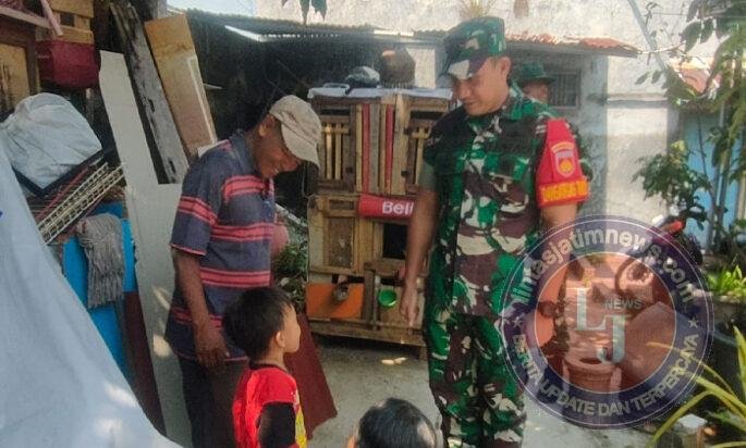 Ramah dan Humanis, Dansatgas TMMD Reguler Ke -125 Kodim 0735/Surakarta Sapa Warga di lokasi TMMD