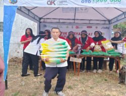Semarak Kemerdekaan Warnai Gerakan Pangan Murah Polres Batu