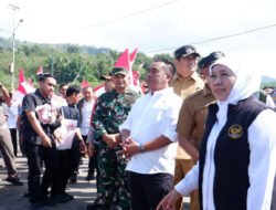 Dandim Bersama Forkopimda Dampingi Kunker Gubernur Kofifah : Bansos, Perbaikan Infrastruktur, dan Dorongan Perkuat Ekonomi di Pacitan