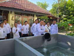 Tebar 4.500 Benih Lele, Lapas Lumajang Dukung Memandirian Kerja Warga Binaan