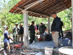 Pembangunan RTLH Ditinjau Dandim Ponorogo, Warga Penerima Manfaat Ucapkan Terimakasih