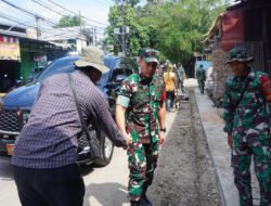 Pastikan Sesuai Rencana, Dansatgas TMMD Reguler Ke -125 Kodim 0735/Surakarta Rutin Cek Ke Lokasi