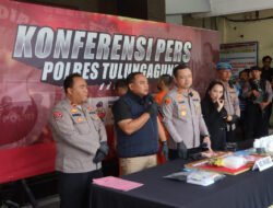 Polres Tulungagung Berhasil Amankan Tersangka Pengedar Narkoba Diduga Jaringan Internasional, Sita Sabu 1,2kg