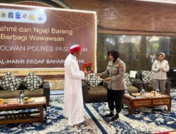 Polwan Polres Pasuruan Berikan Edukasi Keselamatan dan Pencegahan Kekerasan Asusila kepada Santri