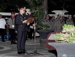 Teguhkan Janji Lanjutkan Perjuangan Pahlawan : TNI-Polri Bersama Forkopimda Pacitan Gelar Apel Kehormatan dan Renungan Suci