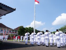Dandim Pacitan Bersama Forkopimda Mengikuti Upacara Pengibaran Bendera Dalam Rangka HUT RI Ke -80