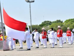Dandim Ponorogo Ikuti Upacara Pengibaran Bendera Detik-detik Proklamasi Peringatan ke 80 Kemerdekaan RI Tahun 2025