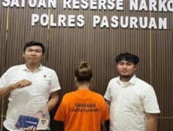 Polres Pasuruan Amankan Seorang Perempuan Diduga Bantu Edarkan Narkoba