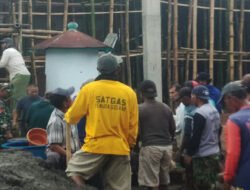 Keringat TNI dan Warga Menyatu di Balik Pembangunan Masjid Dawuhan