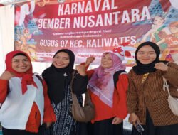 Karnaval Meriah TK se-Kecamatan Kaliwates Ramaikan HUT ke-80 RI