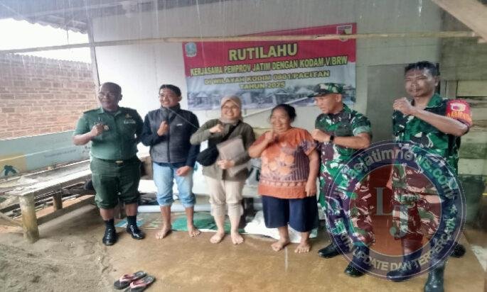 Kesbangpol Jatim Survei Rumah Tidak Layak Huni (RTLH) di Wilayah Kodim 0801/Pacitan