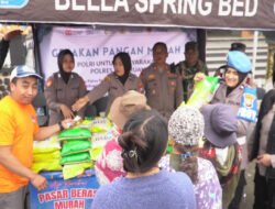 Polres Pasuruan Komitmen Gelar Gerakan Pangan Murah, Siapkan 2 Ton Beras untuk Warga Sukorejo dan Tosari