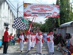 SD Muda Babat Meriahkan Lomba Gerak Jalan Kecamatan Babat